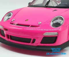 XE MÔ HÌNH PORSCHE 911 GT3 CUP 1:18 WELLY ( HỒNG )