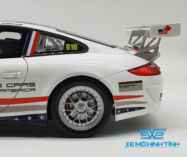 XE MÔ HÌNH PORSCHE 911 GT3 CUP 1:18 WELLY ( TRẮNG )