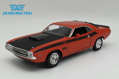 XE MÔ HÌNH DODGE CHALLENGER T/A 1:24 WELLY (ĐỎ)