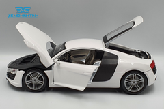 XE MÔ HÌNH AUDI R8 V8 1:18 MAISTO (TRẮNG)