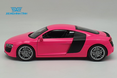 XE MÔ HÌNH AUDI R8 1:24 WELLY (HỒNG)