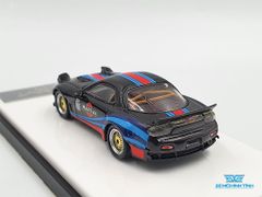 Xe Mô Hình Mazda RX-7 1:64 Time Micro ( Martini Đen )