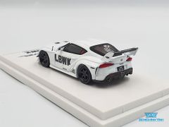 Xe Mô Hình Toyota Supra LBWK 1:64 Time Model ( Trắng )