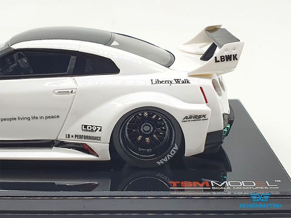 Xe Mô Hình LB-Sihouette Works GT Nissan 35GT-RR Ver.1 White 1:43 TSM Modle (Trắng)