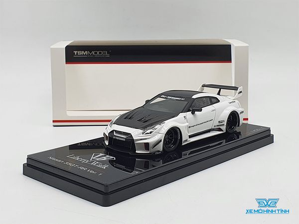 Xe Mô Hình LB-Sihouette Works GT Nissan 35GT-RR Ver.1 White 1:43 TSM Modle (Trắng)