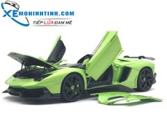 XE MÔ HÌNH LAMBORGHINI AVENTADOR J 1:18 AUTOART (XANH LÁ)