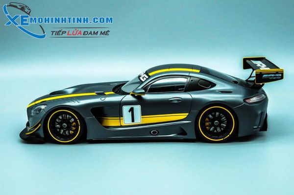 XE MÔ HÌNH MERCEDES-AMG GT3 PRESENTATION CAR AUTOART (XÁM)