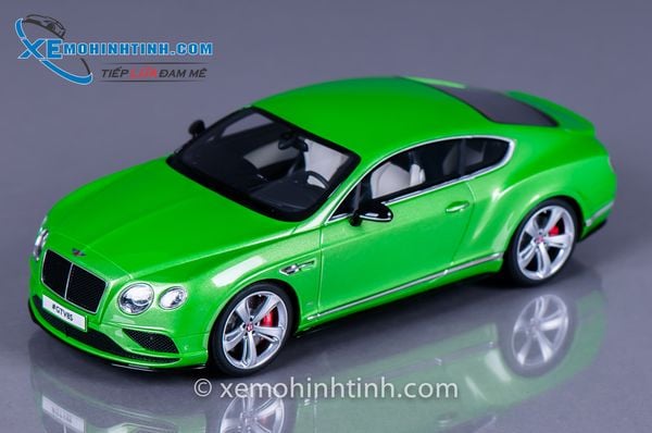 XE MÔ HÌNH BENTLEY CONTINENTAL GTV 8S 1:18 GTSPIRIT (XANH LÁ)