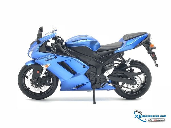 Xe Mô Hình Kawasaki Ninja ZX - 6R 1:12 Maisto ( Xanh )