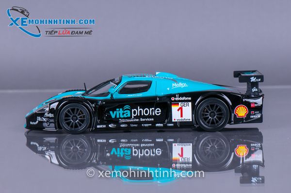 XE MÔ HÌNH MASERATI MC12 1:24 BBURAGO (XANH)