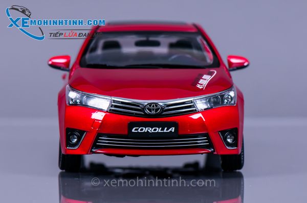 XE MÔ HÌNH TOYOTA COROLLA 2014 1:18 PAUDI (ĐỎ)