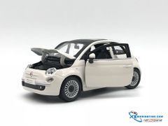 18-22106 MH BBURAGO FIAT 500 NUOVA WEISS COUPE 1:24 (TRẮNG)