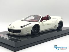 Ferrari 458 LB Roadster Liberty Walk 1:18 (Trắng)