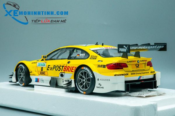 Xe Mô Hình Bmw M3 Team Schnitzer Dtm - D. Werner 2012 1:18 Minichamps