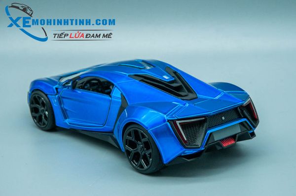 XE MÔ HÌNH LYKAN HYPERSPORT 1:24 JADA TOYS (XANH DƯƠNG)