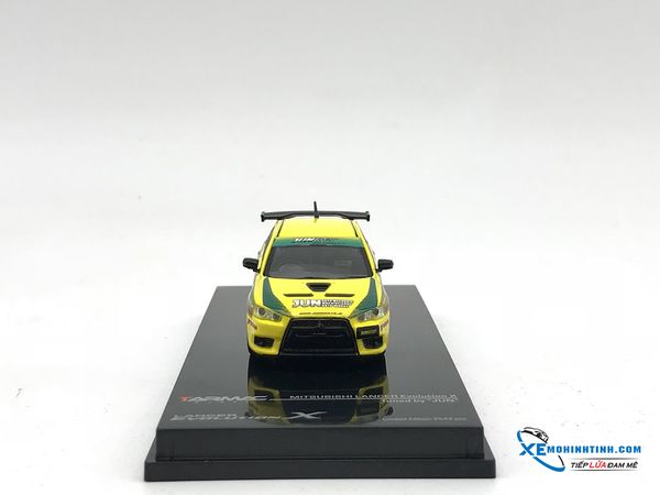 T64-004-JUN MH 1:64 TARMAC WORKS MITSUBISHI EVO X TOURING CAR TUNED NY JUN