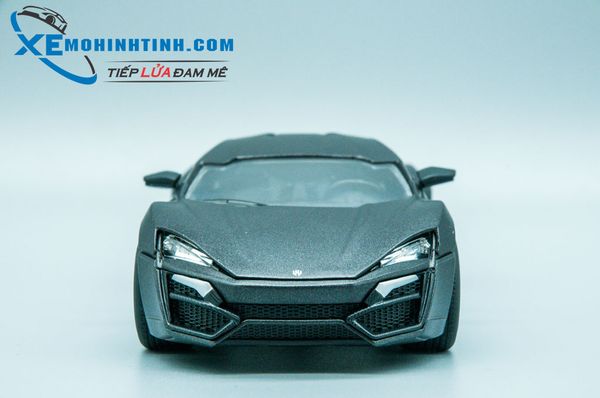 XE MÔ HÌNH LYKAN HYPERSPORT 1:24 JADA TOYS (ĐEN NHÁM)