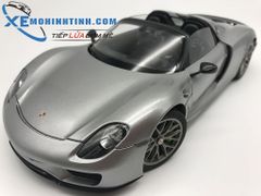 1/18 PORSCHE 918 SPYDER WEISSACH PACKAGE (GT SILBER METALLIC/SILVER METALLIC)