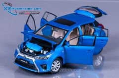 XE MÔ HÌNH TOYOTA YARIS 1:18 PAUDI (XANH DƯƠNG)