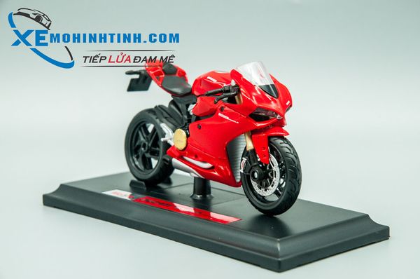 XE MÔ HÌNH DUCATI 1199 PANIGALE 1:18 MAISTO (ĐỎ)