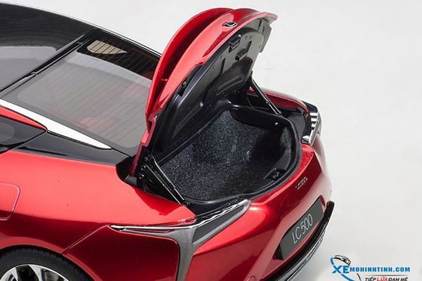 XE MÔ HÌNH LEXUS LC 500 (METALLIC RED/DARK ROSE INTERIOR) 1/18 AUTOART