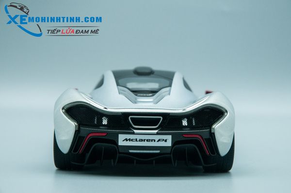 XE MÔ HÌNH McLAREN P1 1:18 AUTOART (BẠC ĐỎ)