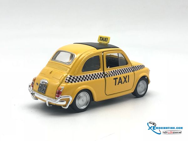 43606TICW MH WELLY FIAT NUOVA 500 1:36 (VÀNG TAXI)