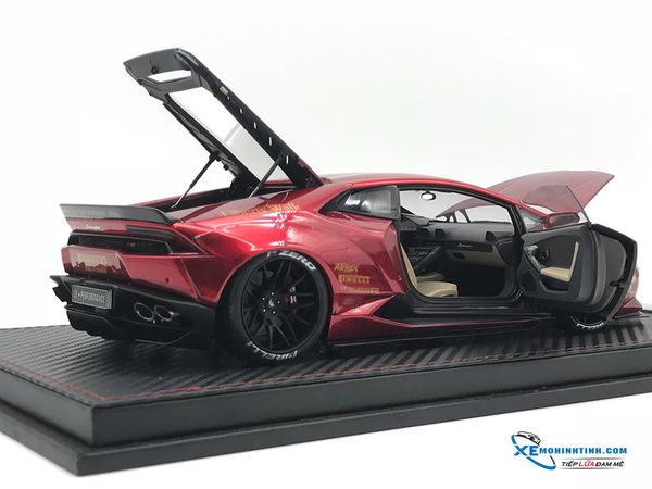 XE MÔ HÌNH LAMBORGHINI HURACAN LB 1:18 ACM (ĐỎ)