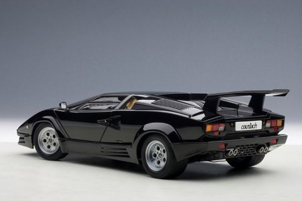 XE MÔ HÌNH LAMBORGHINI COUNTACH 25th ANNIVERSARY EDITION (BLACK) 1/18 AUTOART