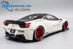 XE MÔ HÌNH FERRARI 458 LB PERFORMANCE 1:18 AGU (TRẮNG)