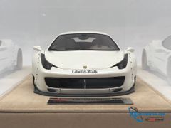 1/18 LB WORKS FERRARI 458 WHITE WITH GOLD WHEEL