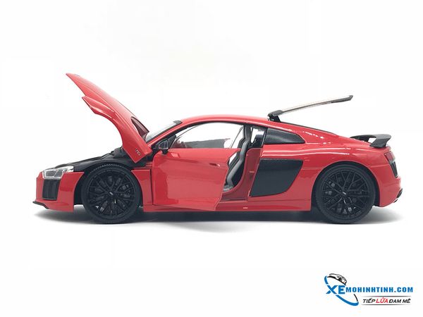 XE MÔ HÌNH AUDI R8 V10 1:18 MAISTO (ĐỎ)