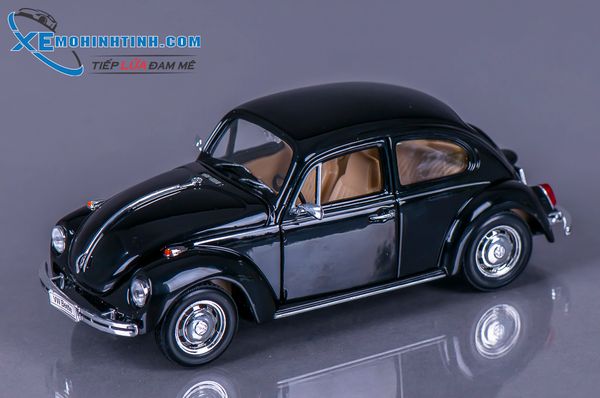 Xe Mô Hình Volkswagen Beetle 1:24 Welly (Đen)