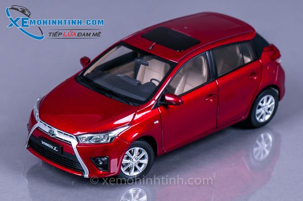 Xe Mô Hình Toyota Yaris 1:18 Paudi (Đỏ)