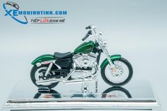 XE MÔ HÌNH HARLEY DAVIDSON 2012 XL1200V Seventy-Two 1:18 MAISTO (XANH LÁ)