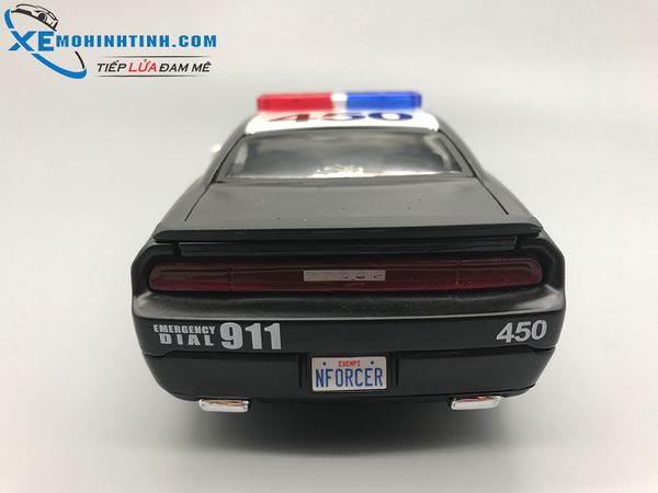 Xe Mô Hình Dodge Challenger Police 1:24 Maisto (Trắng)