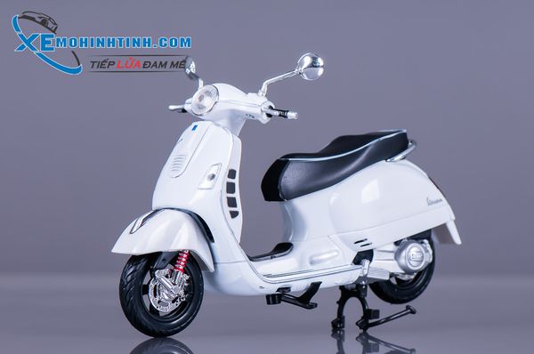 Xe Mô Hình Vespa Gt 300 Super 1:12 Newray (Trắng)