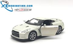 HỘP XE MÔ HÌNH WELLY NISSAN GT-R MỞ CỬA (TRẮNG)