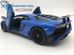 1/18 LAMBORGHINI AVENTADOR LP750-4 SV (BLU LEMANS/BLUE)