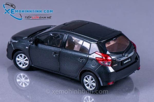 XE MÔ HÌNH TOYOTA YARIS 1:18 PAUDI (XÁM)