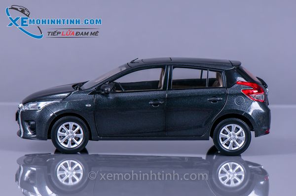 XE MÔ HÌNH TOYOTA YARIS 1:18 PAUDI (XÁM)