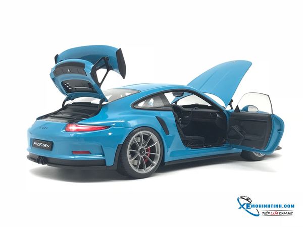 1/18 PORSCHE 911(991) GT3 RS (MIAMI BLUE/DARK GREY WHEELS)