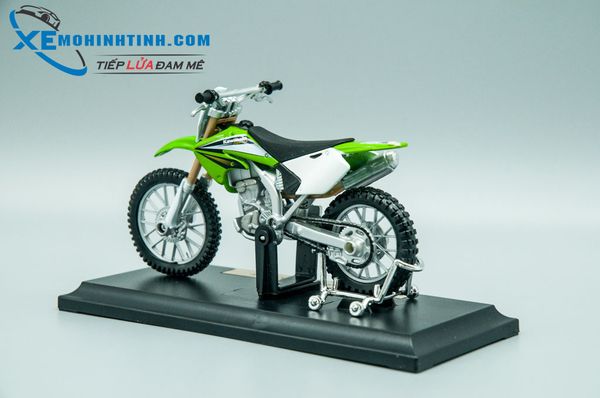 Xe Mô Hình Kawasaki Kx250F 1:18 Maisto (Xanh Lá)