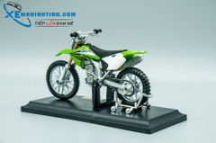 XE MÔ HÌNH KAWASAKI KX250F 1:18 MAISTO (XANH LÁ)