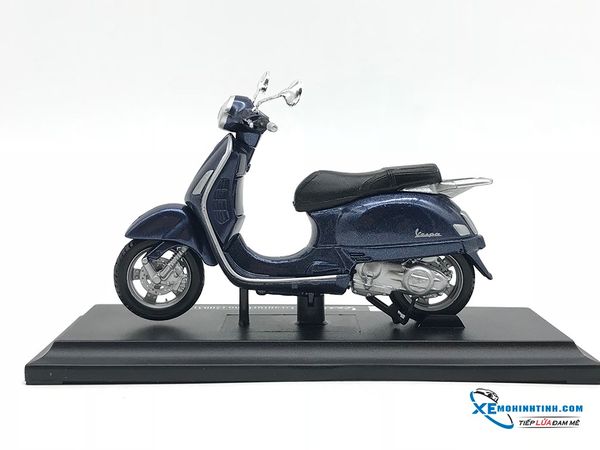 Vespa Granturismo (2003) 1:18 Maisto ( Xanh Đen )