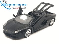 Xe Mô Hình Lamborghini Aventador Lp700-4 Roadster 1:24 Maisto (Đen Nhám)