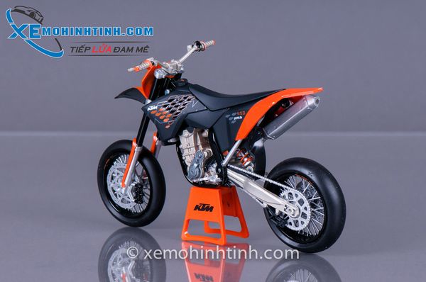 XE MÔ HÌNH KTM 450 SM-R09 1:12 JOYCITY (CAM ĐEN)