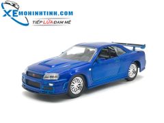 Brian'S Nissan Skyline Gt-R 1:32 (Xanh)