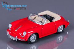 XE MÔ HÌNH PORSCHE 356B 1:24 WELLY (ĐỎ)