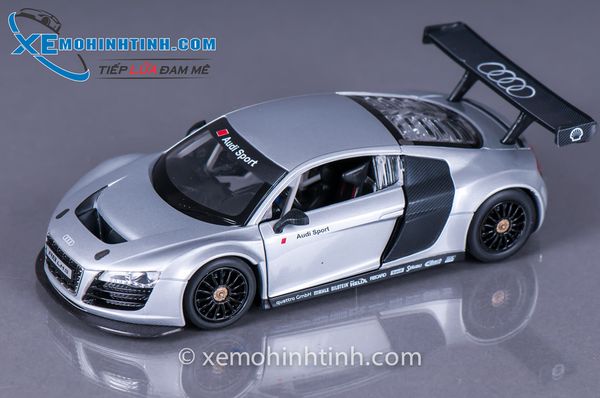 Xe Mô Hình Audi R8 Lms 1:24 Rastar (Bạc)